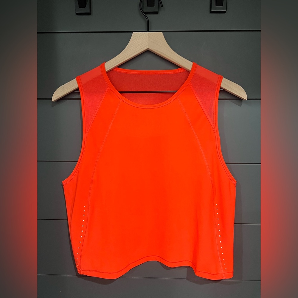 Women's Sleeveless Orange Top
